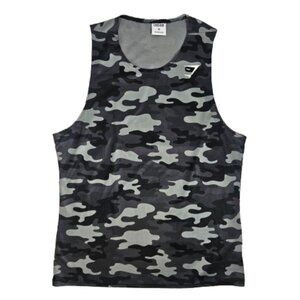 Gymshark Gray Camo Jersey Tank Top Men's Size Medium